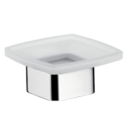 Emco Loft  Мыльница настольная, цвет: полированная сталь/хрусталь