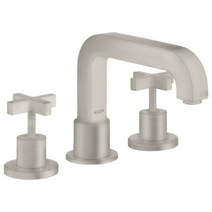 Axor Citterio Смеситель на борт ванны, на 3 отв., цвет: сталь