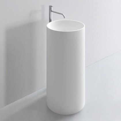 NOORTH milldue edition Раковина 44х87 см, без отв., напольная, слив в стену, цвет: белый