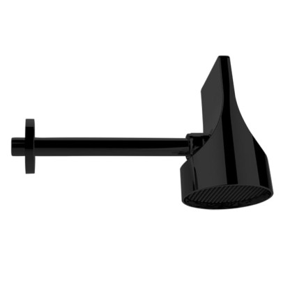 Bossini Apice Верхний душ ?100 мм., с настенным держателем 238,5 мм., цвет: черный матовый