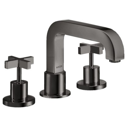Axor Citterio Смеситель на борт ванны, на 3 отв., цвет: полированный черный хром