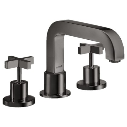 Axor Citterio Смеситель на борт ванны, на 3 отв., цвет: полированный черный хром