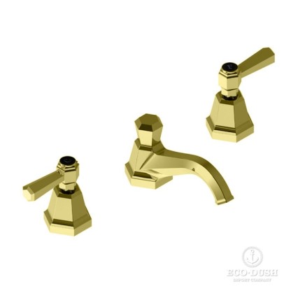 Stella Eccelsa Leve Смеситель для раковины на 3 отв., 3224, с донным клапаном, цвет: золото 24К