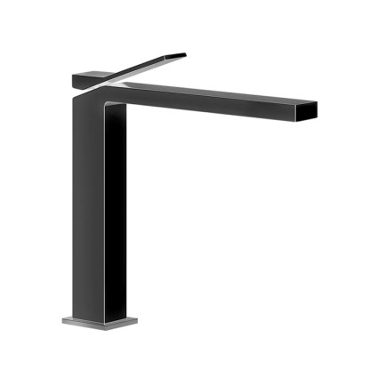 Gessi Rettangolo K Смеситель для раковины на 1 отверстие, излив 213мм, цвет: black XL