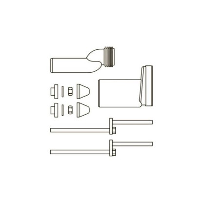 TECE Монтажный комплект для изменения высоты установки унитаза