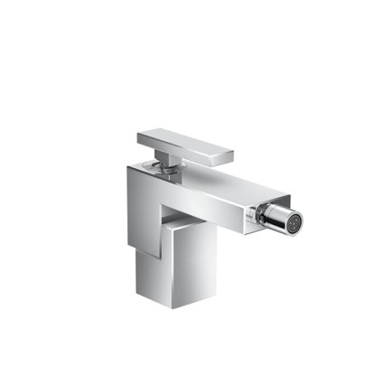 Axor Edge Смеситель для биде, на 1 отв., с донным клапаном push/open, излив 149мм, цвет: хром