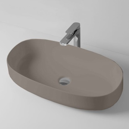 Artceram COGNAC Раковина 68x35 см, без отв., настольная, цвет: tortora