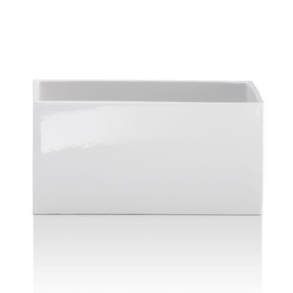 Decor Walther DW 624 Бокс универсальный 25x12x12см, фарфор, настольный, цвет: белый