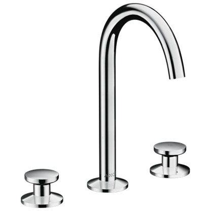 Axor One Смеситель для раковины, 3 отв., излив h170мм, Select, со сливом push-open, цвет: хром