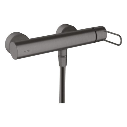 Axor Uno Смеситель для душа, ВМ, настенный, цвет: шлифованный черный хром