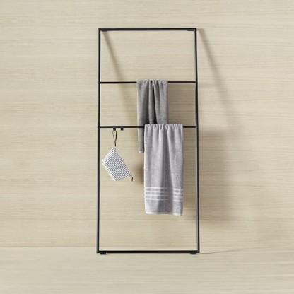 Burgbad Coco Стеллаж для полотенец 80x180 см, цвет: черный