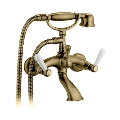 Bongio Capri Смеситель для ванны, 2 отв., цвет: золото