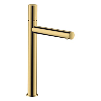 Axor Uno Смеситель для раковины 260, Zero, на 1 отв., высокий, цвет: полированное золото