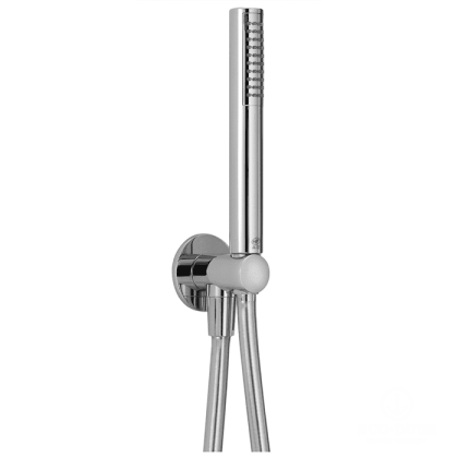 CISAL Shower Душевой гарнитур:ручная лейка,шланг 150 см,вывод с держателем, цвет: хром