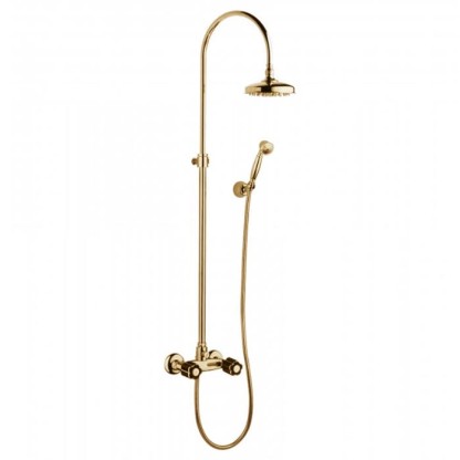 Смеситель для душа Bongio Fleur Noir, цвет: золото/черный фарфор