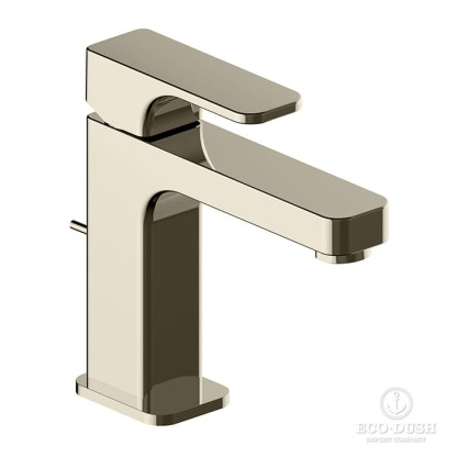 Cisal Cubic Смеситель для раковины, излив 13см., цвет: Nichel  Spazzolato