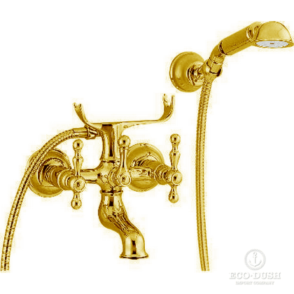 CISAL Arcana America Смеситель для ванны с душевым комплектом, цвет: золото