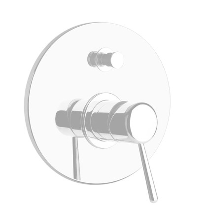 Gessi Goccia Встраиваемый однорычажный смеситель с переключателем, внешняя часть, цвет: белый