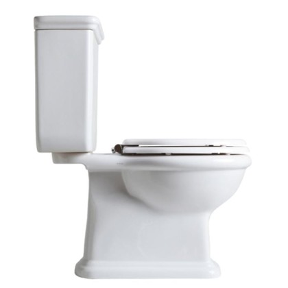 SIMAS Lante Унитаз моноблок 70.5х38.5см, с вертикальным сливом с бачком с боковой ручкой смыва, фурнитура хром, цвет: белый