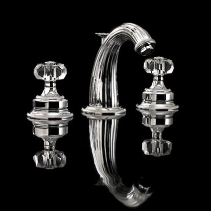 Devon&Devon Excelsior King Смеситель для раковины на три отверстия, цвет: хром