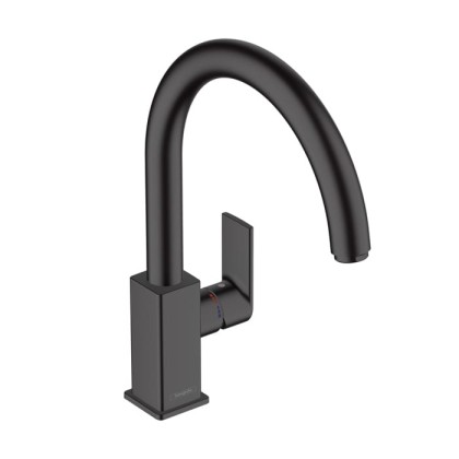Hansgrohe Vernis Shape M35 Смеситель для раковины, однорычажный, излив 260 мм, цвет: матовый черный
