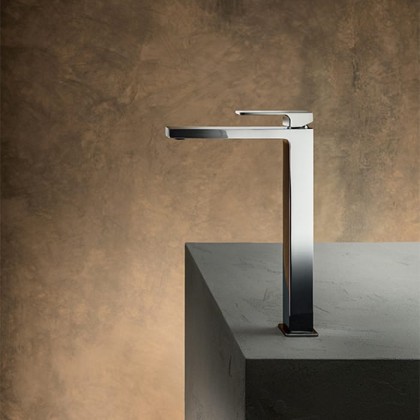 Fantini Mint Смеситель для раковины, 1 отверстие, высокий излив, цвет: хром