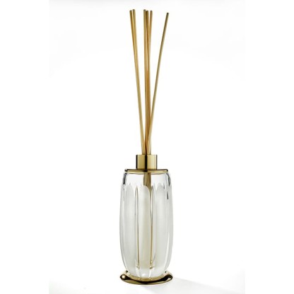 3SC Montblanc Ароматический диффузор, настольный, цвет: прозрачный хрусталь/золото 24к. Lucido