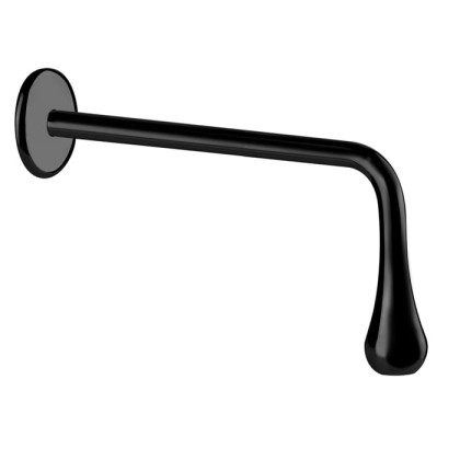 Gessi Goccia Настенный излив с инд.длиной (115-300мм), для монтажа с удаленным управлением 33700/33743 (не входит в комплект), цвет: black XL