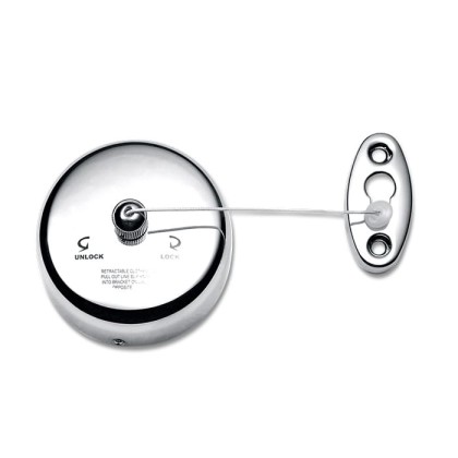 Decor Walther Basic WL Верёвка для белья с настенным креплением, подвесной, цвет: хром