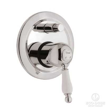 CISAL Arcana Empress Встраиваемый однорычажный смеситель для ванны/душа, цвет: хром