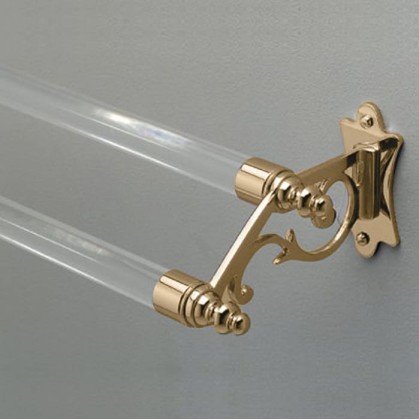 Devon&Devon Mayfair Полотенцедержатель двойной 53см., подвесной, цвет: золото