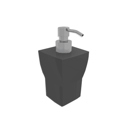 Bertocci Grace Дозатор настольный/подвесной, цвет: черная керамика/хром