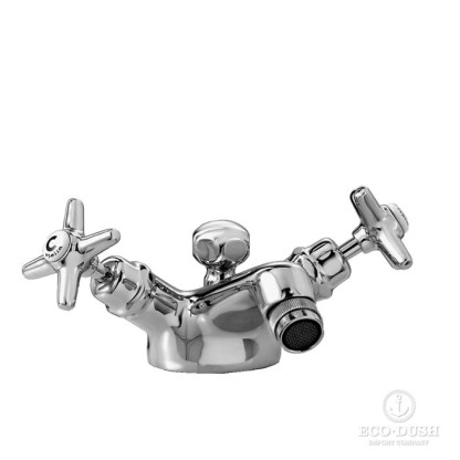 Stella Italica Смеситель для биде на 1 отверстие 3604, с донным клапаном, цвет: хром