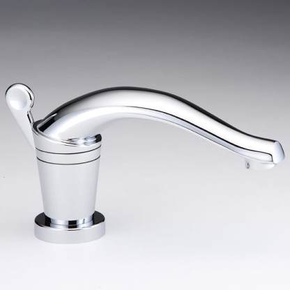 THG Bagatelle metal Смеситель для раковины на 1 отверстие, с донным клапаном, цвет: хром