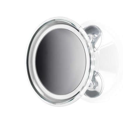 Decor Walther BS 18 Touch L Косметическое зеркало 20см, подвесное, с присосом, подсветка LED, цвет: хром