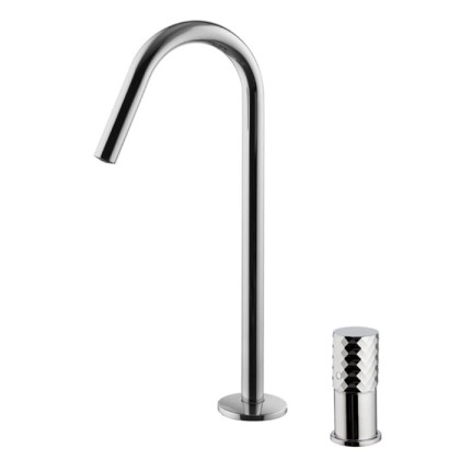 Fima Carlo Frattini Spillo Tech Cмеситель для раковины, на 2 отв., с донным клапаном, цвет: хром