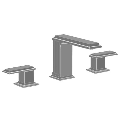 Gessi Eleganza Смеситель для раковины на 3 отверстия, без донного клапана, цвет: Finox