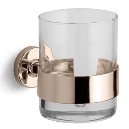 Bertocci Cinquecento Стакан подвесной, цвет: прозрачное стекло/nichel mat