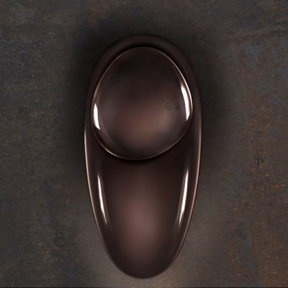 Gessi Equilibrio Смеситель для раковины дизайнерский, на 1 отверстие, цвет: медь, ручка медь