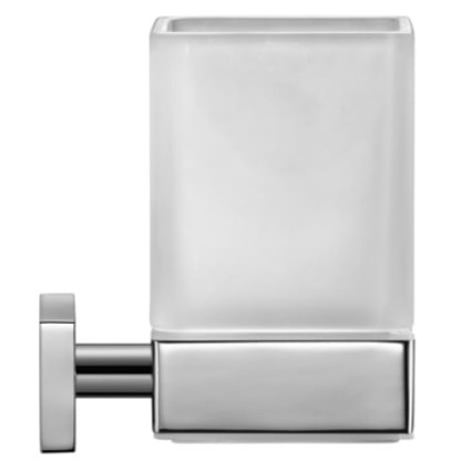 Duravit Karree Подвесной стакан, мат.колба, цвет: держателя: хром