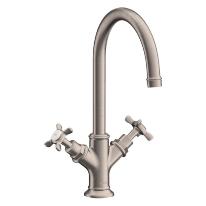 Axor Montreux Смеситель для раковины, для 1 отв., цвет: сталь