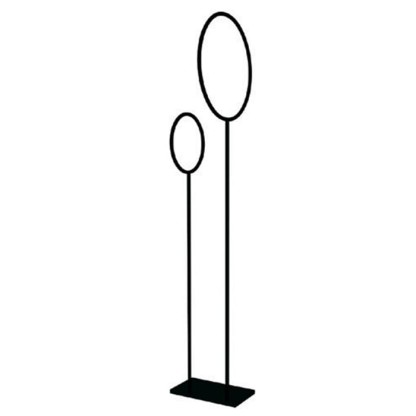 Bertocci Moon Полотенцедержатель напольный 110 см, цвет: черный матовый
