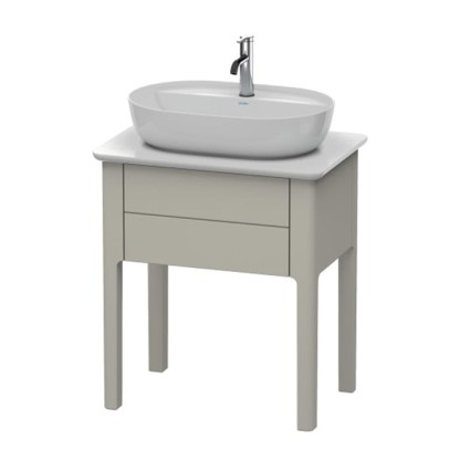 Duravit Luv База напольная 68.8x45х74.3см., с 1 выдв. ящиком, каменной столешницей и раковиной, цвет: серо-коричневый шелковисто-матовый