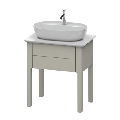 Duravit Luv База напольная 68.8x45х74.3см., с 1 выдв. ящиком, каменной столешницей и раковиной, цвет: серо-коричневый шелковисто-матовый