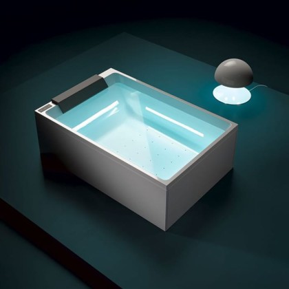 Gruppo Treesse Soul Ванна180x120x60h см.с гидро и аэро/м эл. упр-е и дренаж, дизенфекция, 18 форсунок, подушка, установка к стене, 560л, цвет: белый