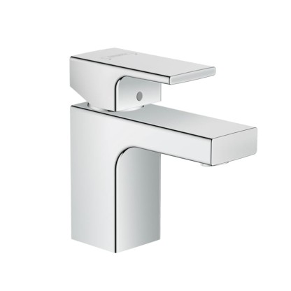 Hansgrohe Vernis Shap Смеситель для раковины, излив 70 мм, с донным клапаном, цвет: хром