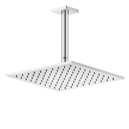 Gessi Rilievo Потолочная душевая головка шарнирная 250x250 мм на 1/2", цвет: хром