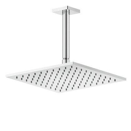 Gessi Rilievo Потолочная душевая головка шарнирная 250x250 мм на 1/2", цвет: хром