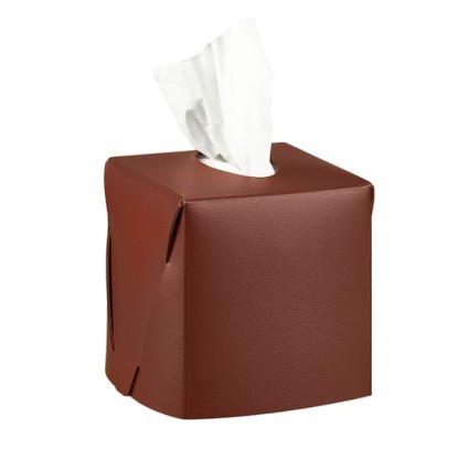 ADJ Салфетница Kleenex, 12x12xH12 см., цвет: бордо/коньяк