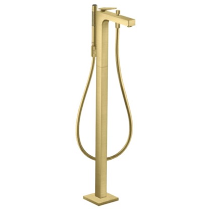 Axor Citterio Смеситель для ванны, напольный, с ручным душем, цвет: шлифованная медь
